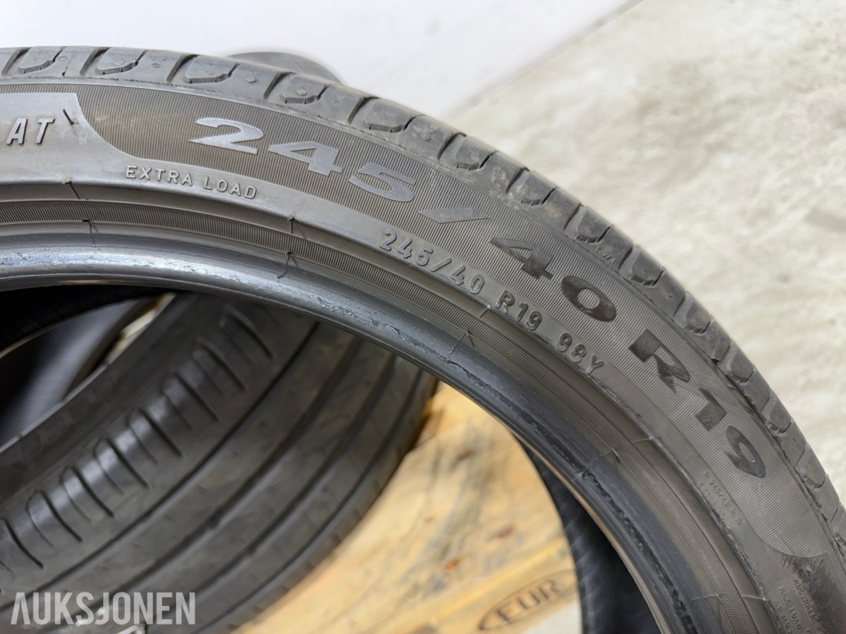 2020 4 stk Pirelli Cinturato P7 Run Flat sommerdekk