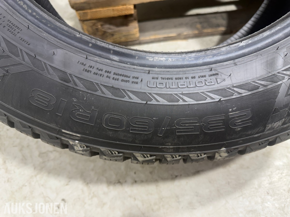 2021 4 stk Nokian Hakkapeliitta 10 SUV piggdekk 235/60 R18