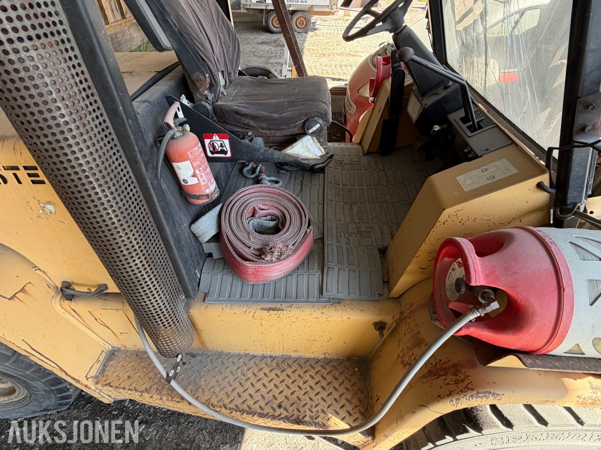 1991 Hyster H6.00XL Gaffeltruck / Propan / Gaffelforlengere