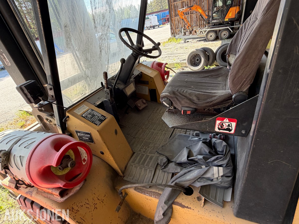 1991 Hyster H6.00XL Gaffeltruck / Propan / Gaffelforlengere