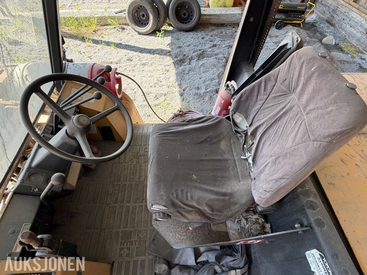 1991 Hyster H6.00XL Gaffeltruck / Propan / Gaffelforlengere