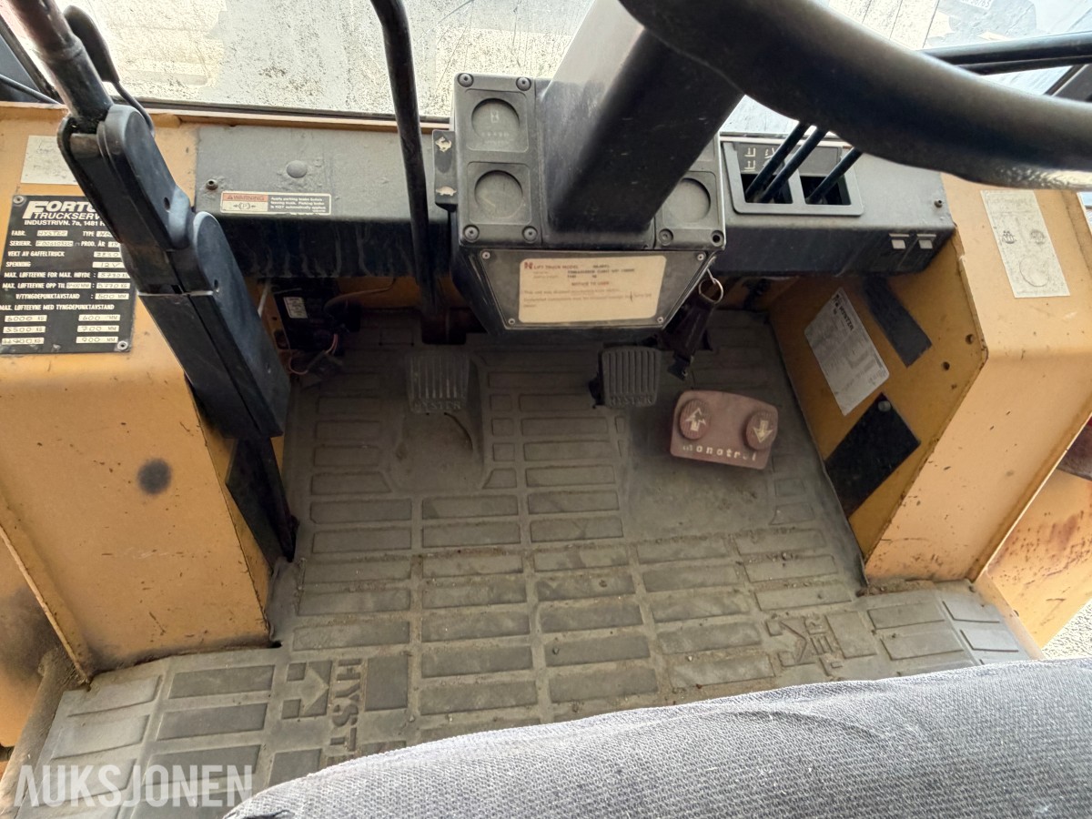 1991 Hyster H6.00XL Gaffeltruck / Propan / Gaffelforlengere