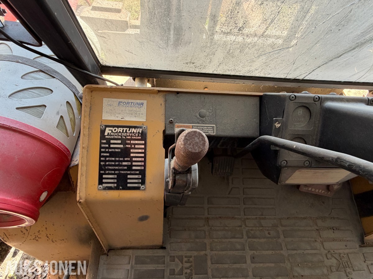 1991 Hyster H6.00XL Gaffeltruck / Propan / Gaffelforlengere