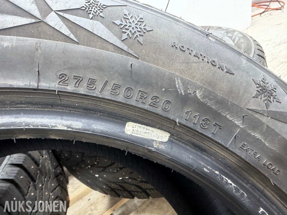 2023 4 stk Tracmax X-Privilo S500 piggdekk 275/50 R20