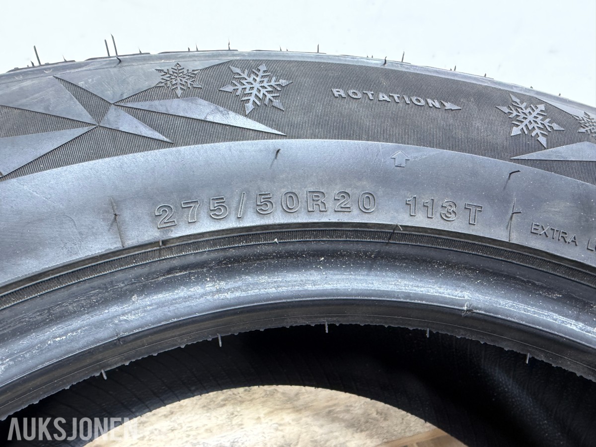 2023 4 stk Tracmax X-Privilo S500 piggdekk 275/50 R20