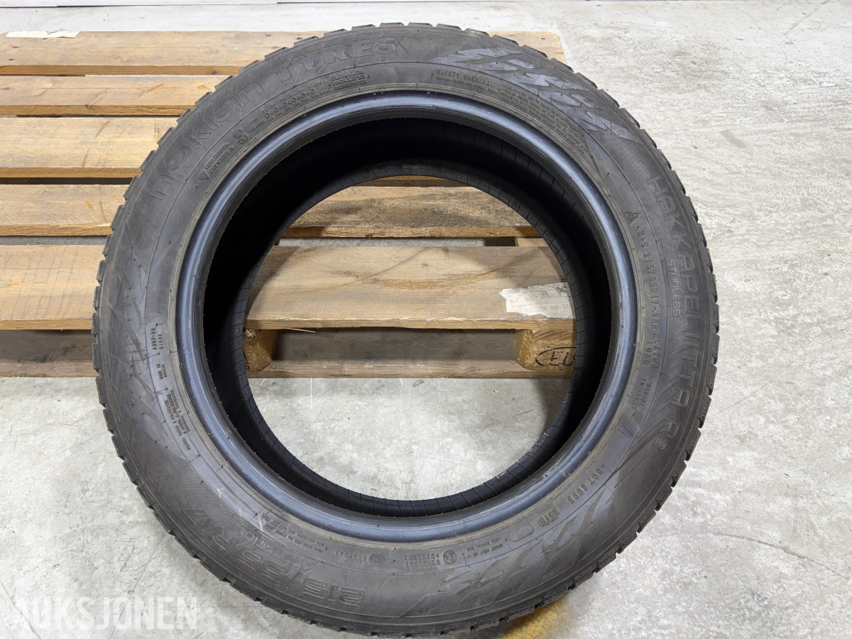 4 stk Nokian Hakkapeliitta R5 SUV 215/55R17 Vinterdekk