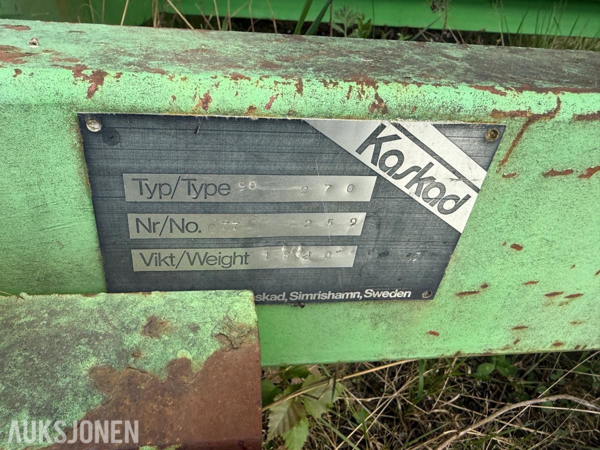Kaskad Vanningsvogn 270m slange 90mm
