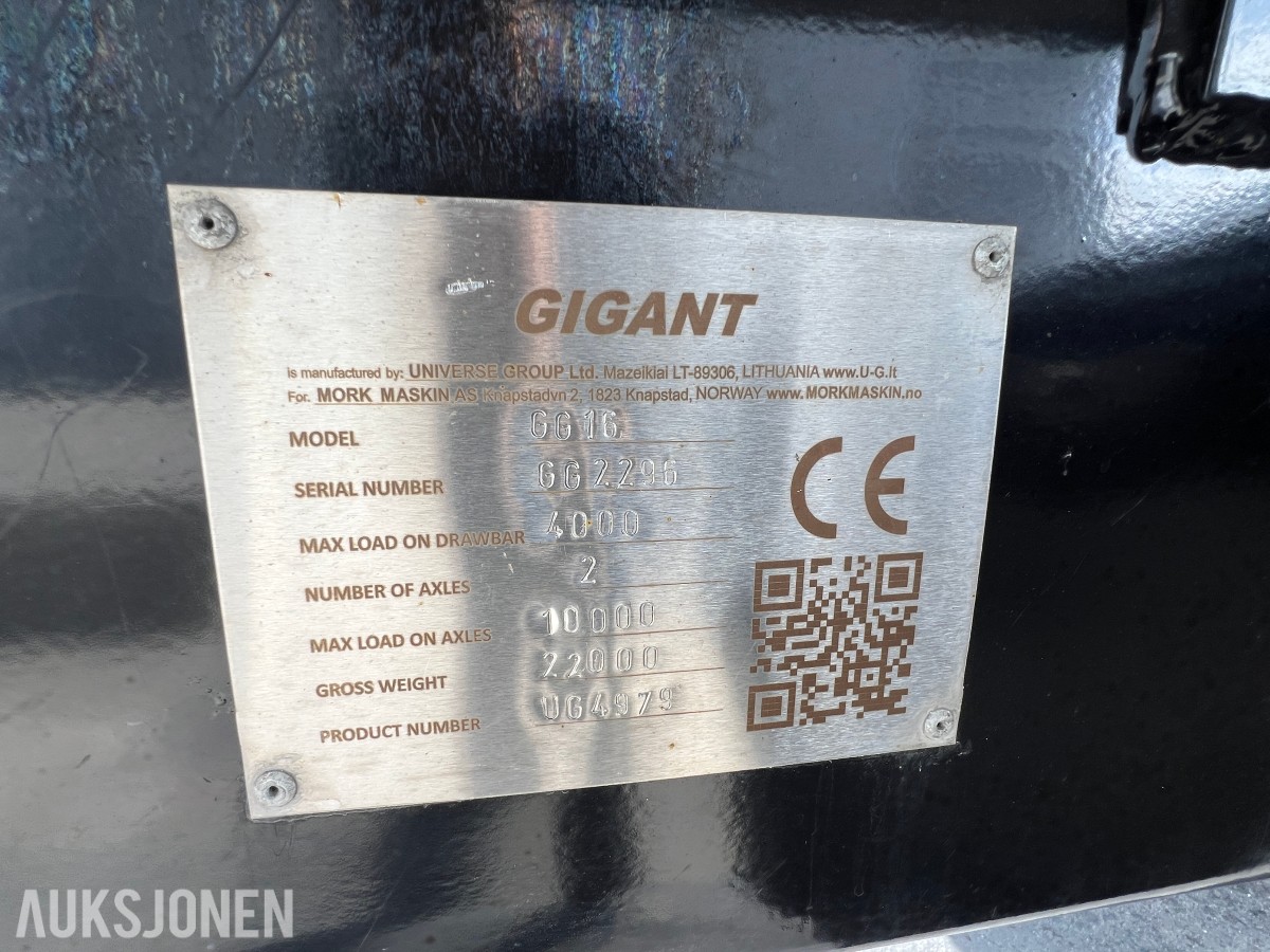 2024 Gigant GG16 19,5m3