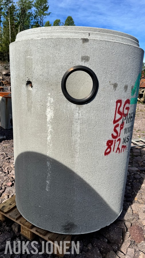 16 stk PreMod sandfang Ø1000 mm med kjegler og dykkere