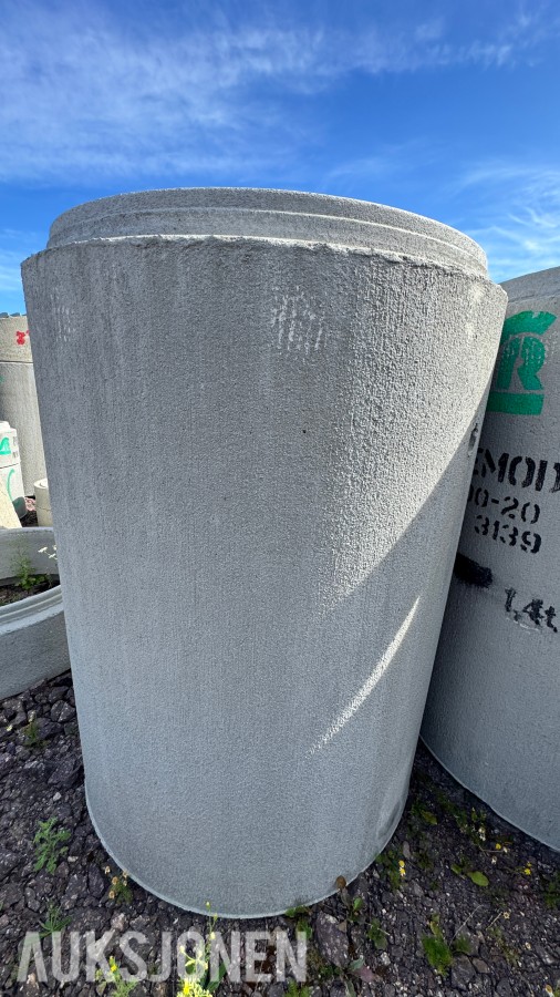 16 stk PreMod sandfang Ø1000 mm med kjegler og dykkere