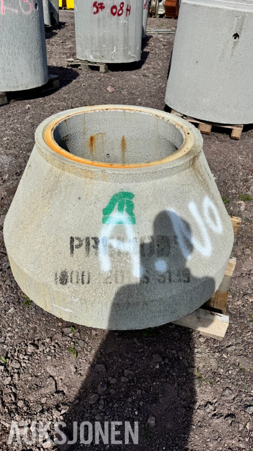 16 stk PreMod sandfang Ø1000 mm med kjegler og dykkere