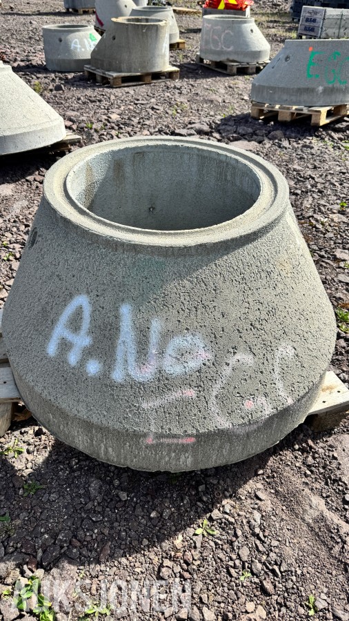16 stk PreMod sandfang Ø1000 mm med kjegler og dykkere