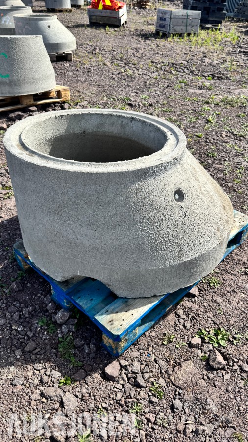 16 stk PreMod sandfang Ø1000 mm med kjegler og dykkere