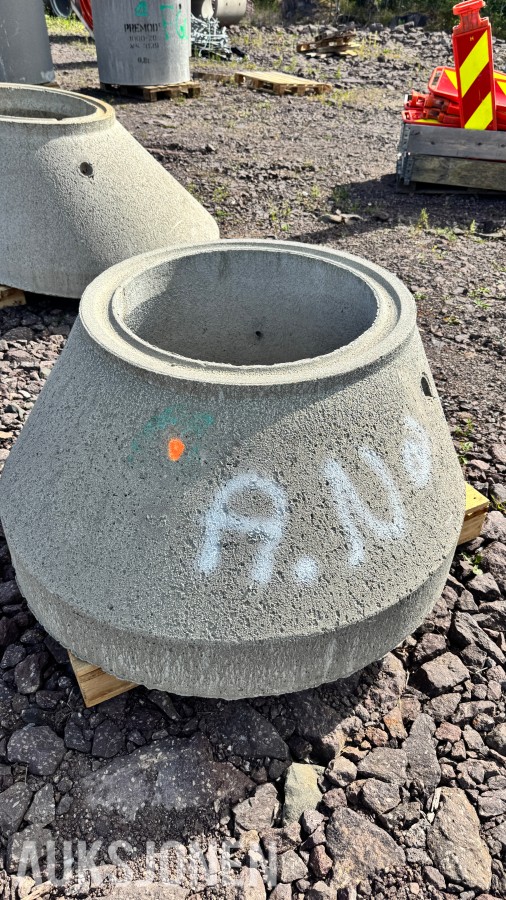 16 stk PreMod sandfang Ø1000 mm med kjegler og dykkere