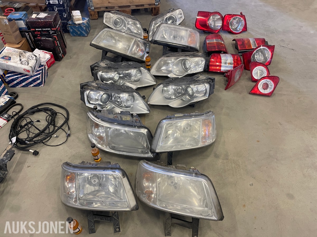 3 Paller diverse bildeler ny aircon pumpe mm