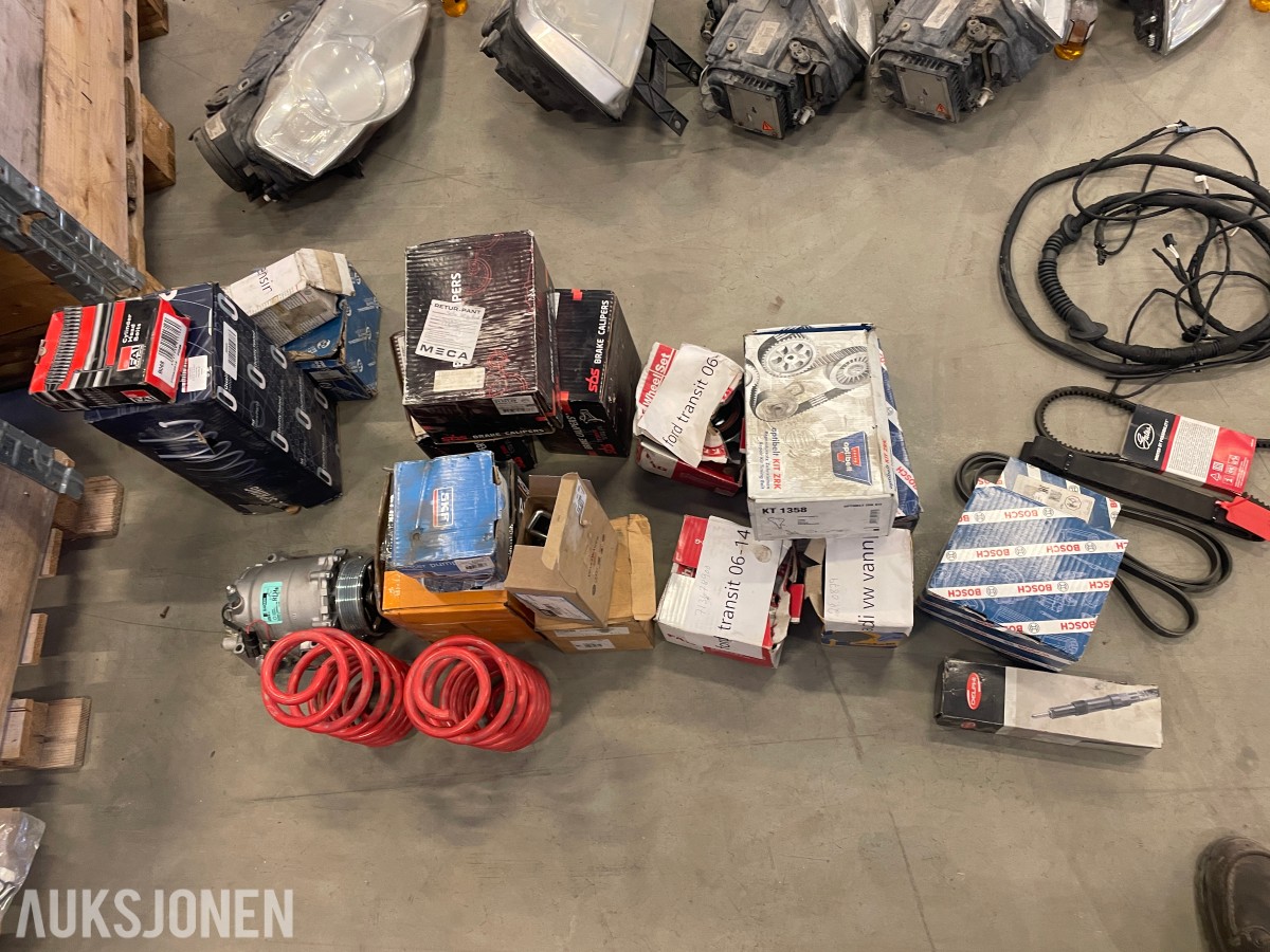 3 Paller diverse bildeler ny aircon pumpe mm