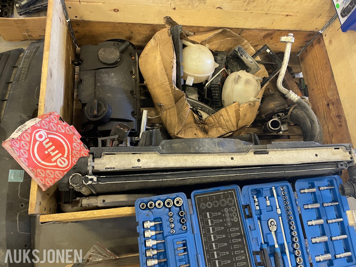 3 Paller diverse bildeler ny aircon pumpe mm