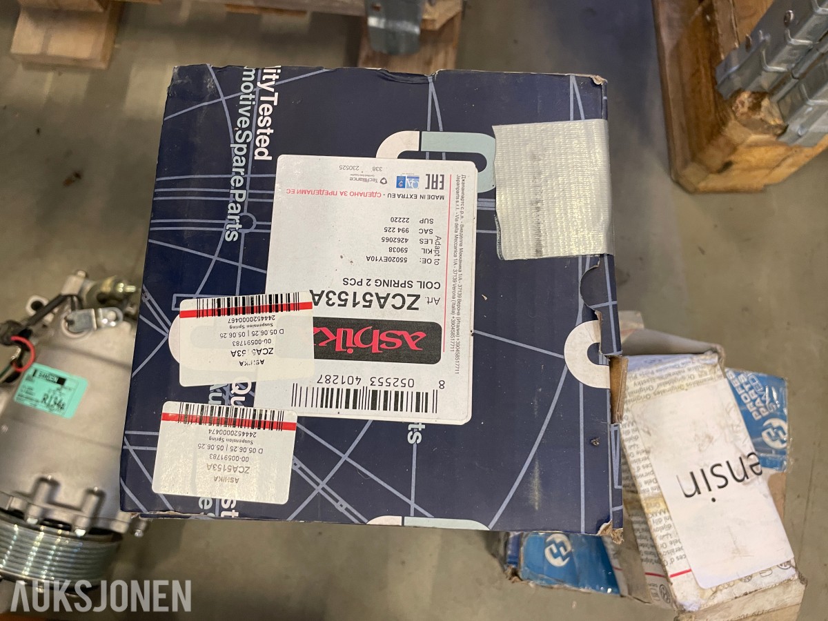 3 Paller diverse bildeler ny aircon pumpe mm