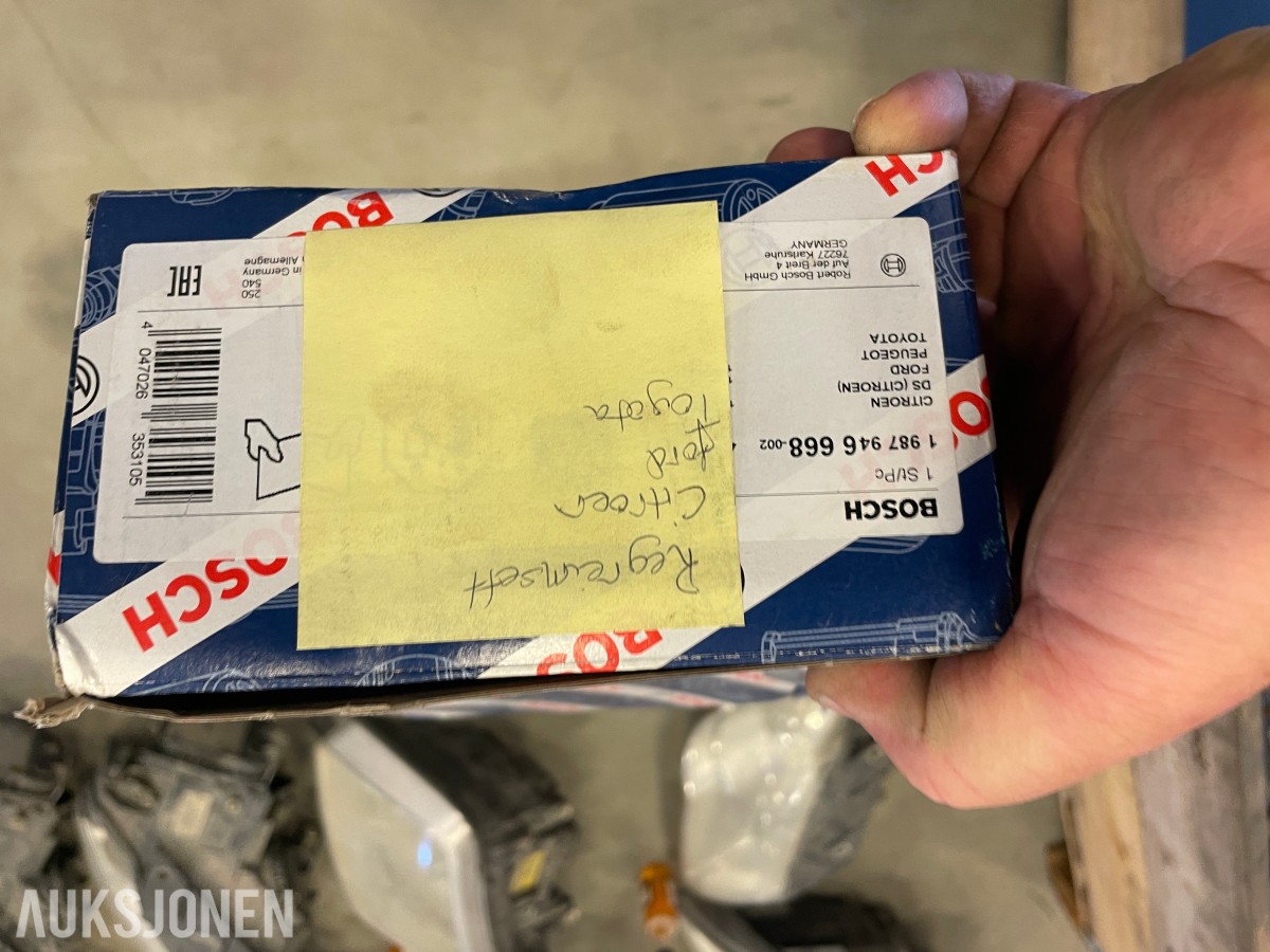 3 Paller diverse bildeler ny aircon pumpe mm