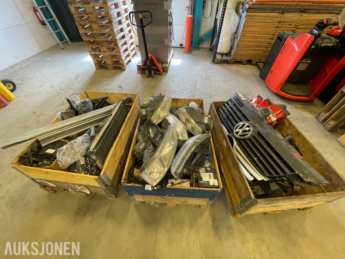 3 Paller diverse bildeler ny aircon pumpe mm