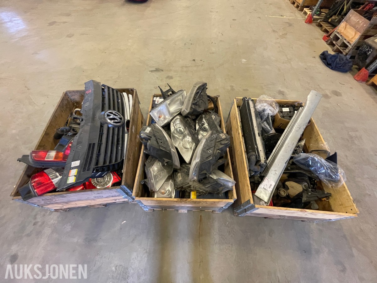 3 Paller diverse bildeler ny aircon pumpe mm