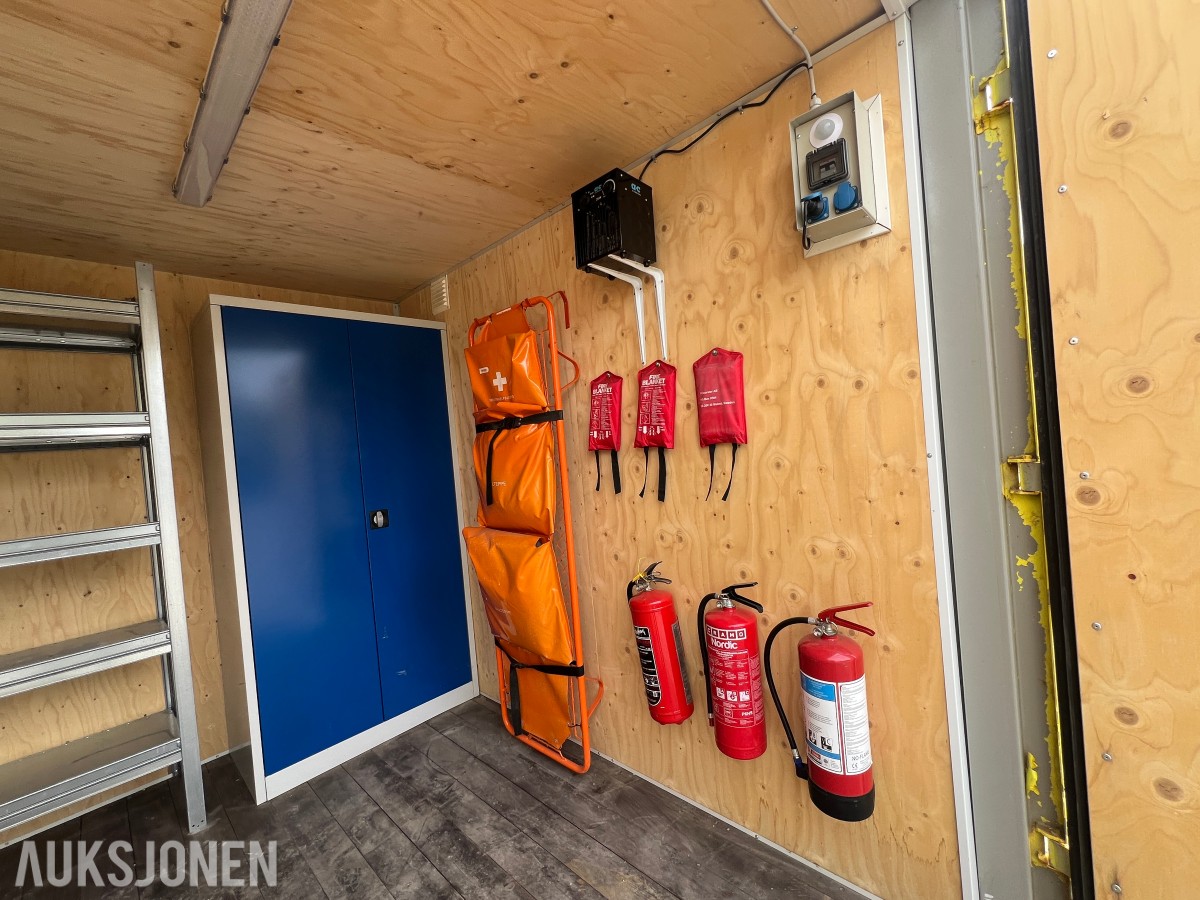 10 fots beredskapscontainer fra 2017