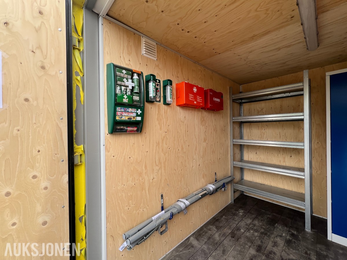 10 fots beredskapscontainer fra 2017