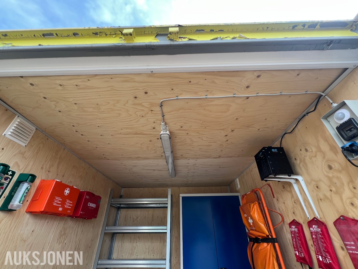 10 fots beredskapscontainer fra 2017