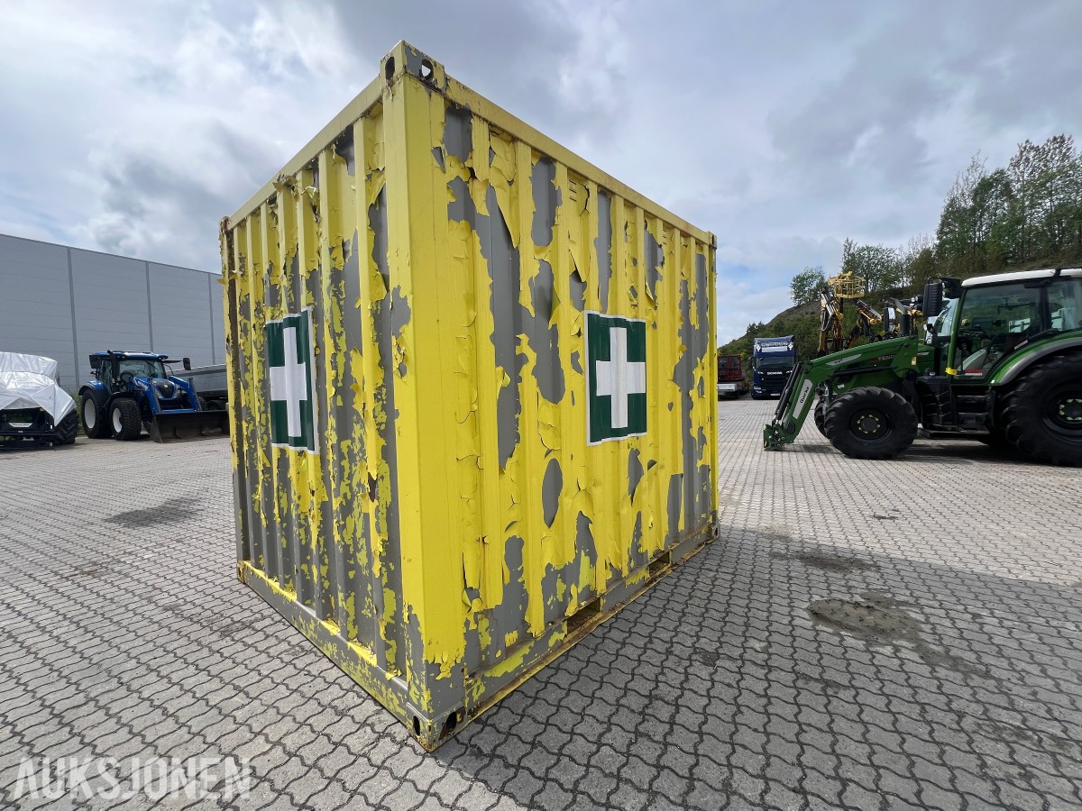 10 fots beredskapscontainer fra 2017