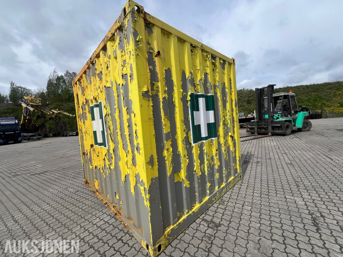 10 fots beredskapscontainer fra 2017