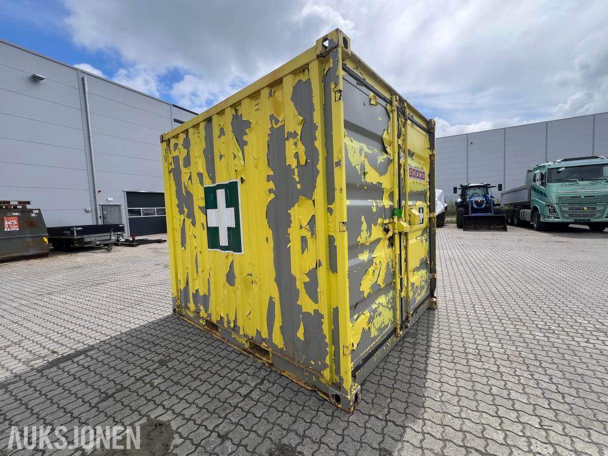 10 fots beredskapscontainer fra 2017