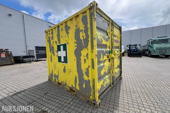 10 fots beredskapscontainer fra 2017