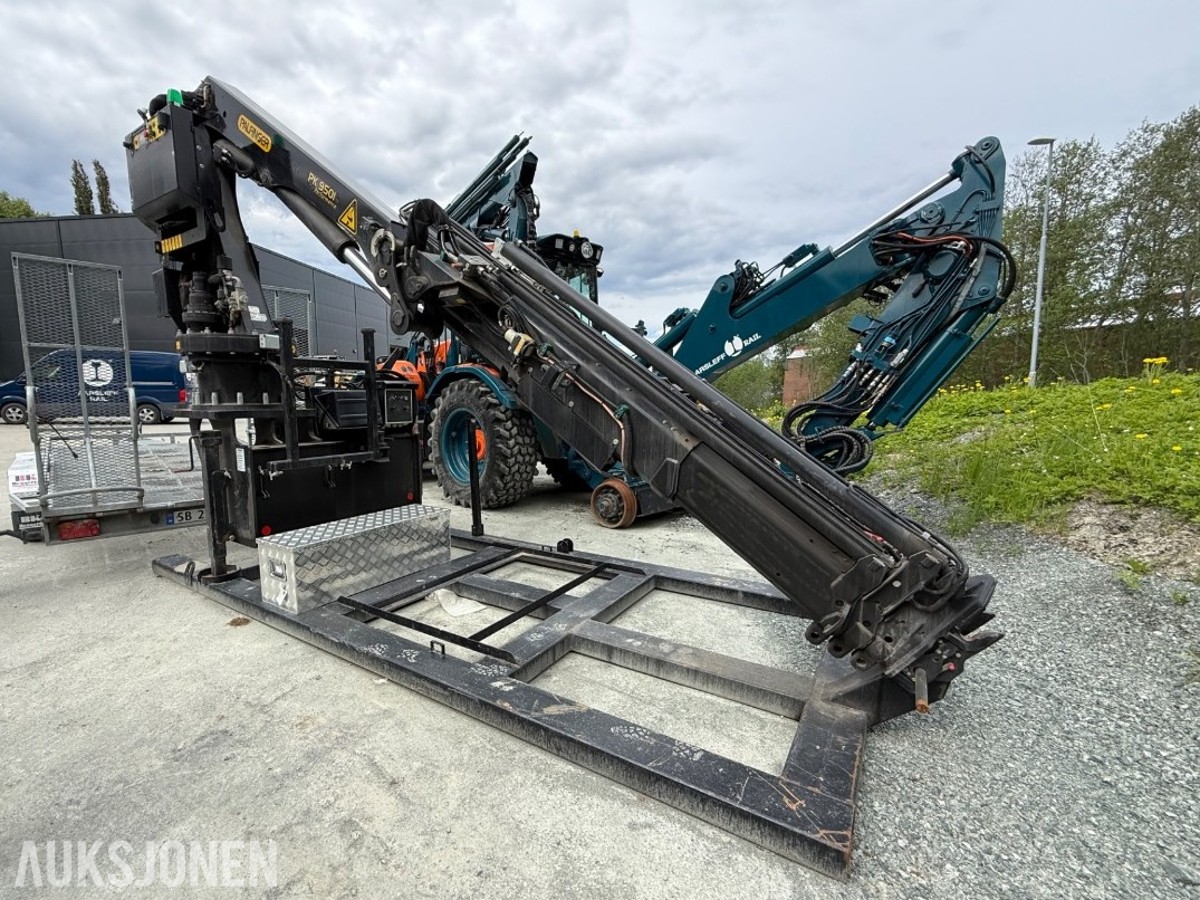 Hydrema MX Rail Lift med Palfinger arbeidskurv – 2018 modell