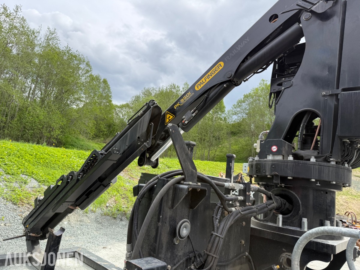 Hydrema MX Rail Lift med Palfinger arbeidskurv – 2018 modell