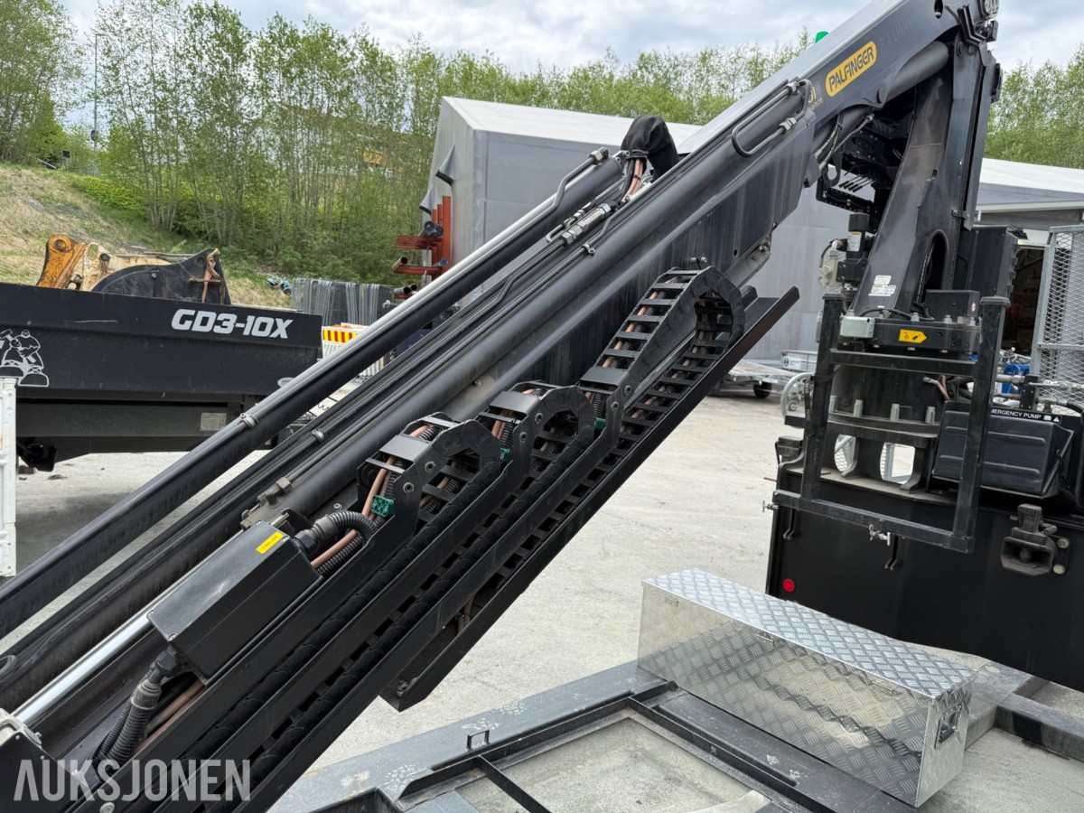 Hydrema MX Rail Lift med Palfinger arbeidskurv – 2018 modell