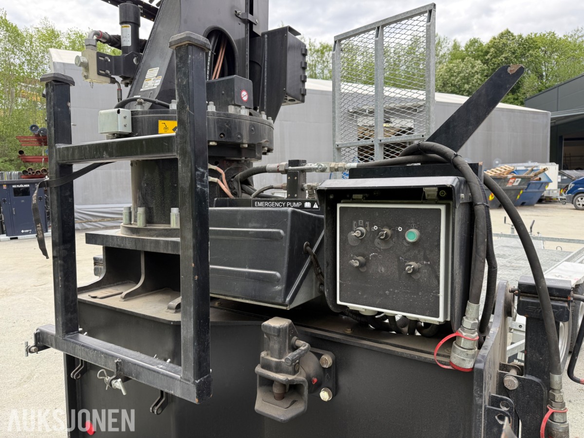 Hydrema MX Rail Lift med Palfinger arbeidskurv – 2018 modell