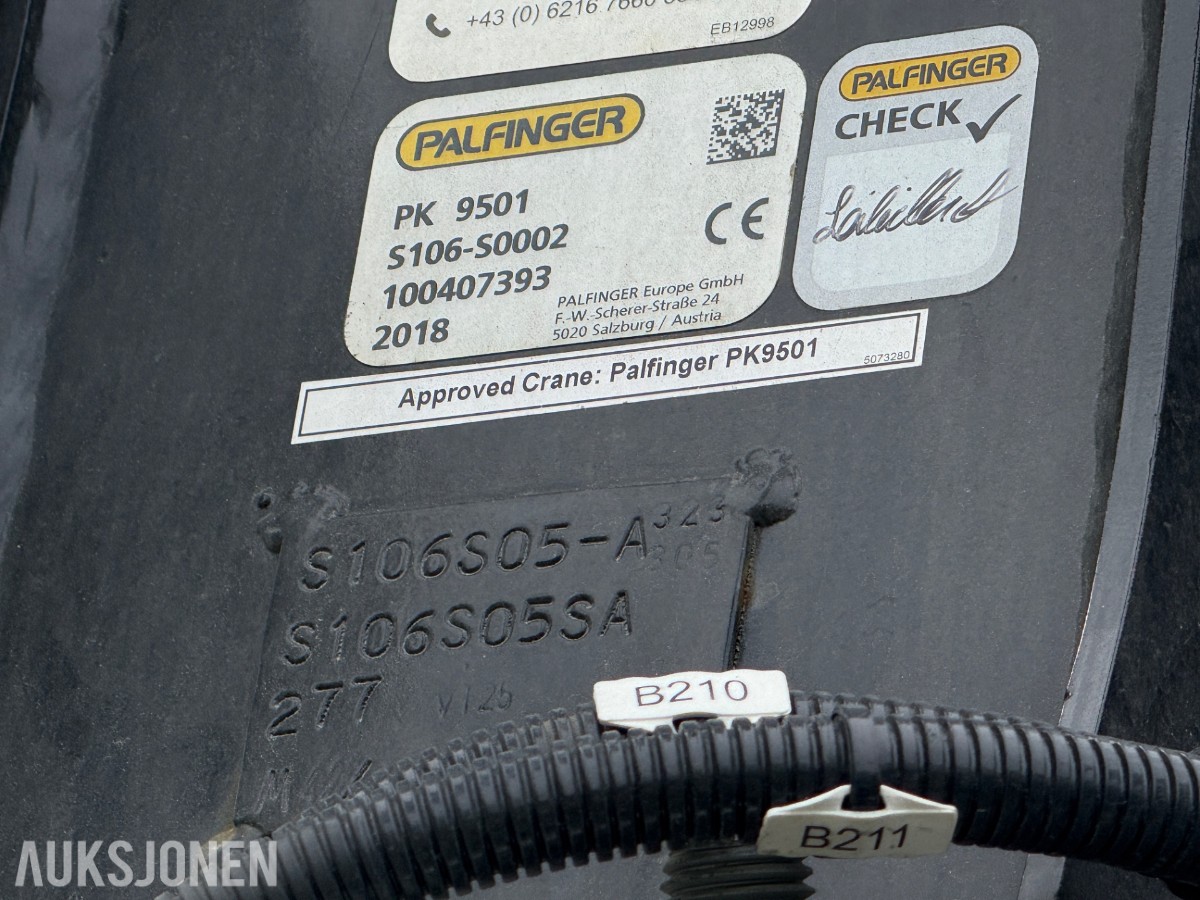 Hydrema MX Rail Lift med Palfinger arbeidskurv – 2018 modell