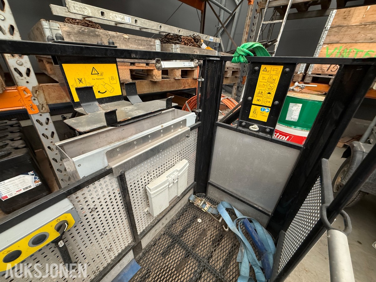 Hydrema MX Rail Lift med Palfinger arbeidskurv – 2018 modell