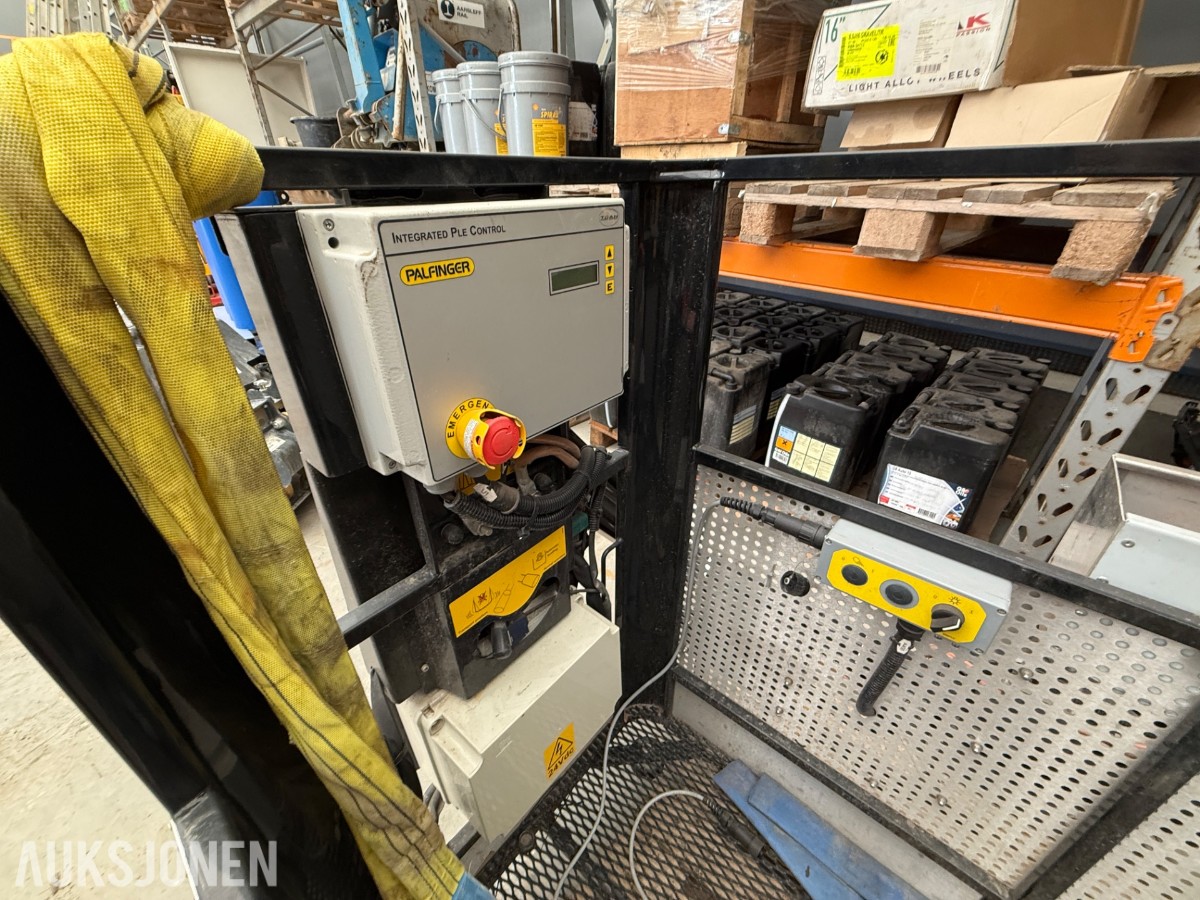 Hydrema MX Rail Lift med Palfinger arbeidskurv – 2018 modell