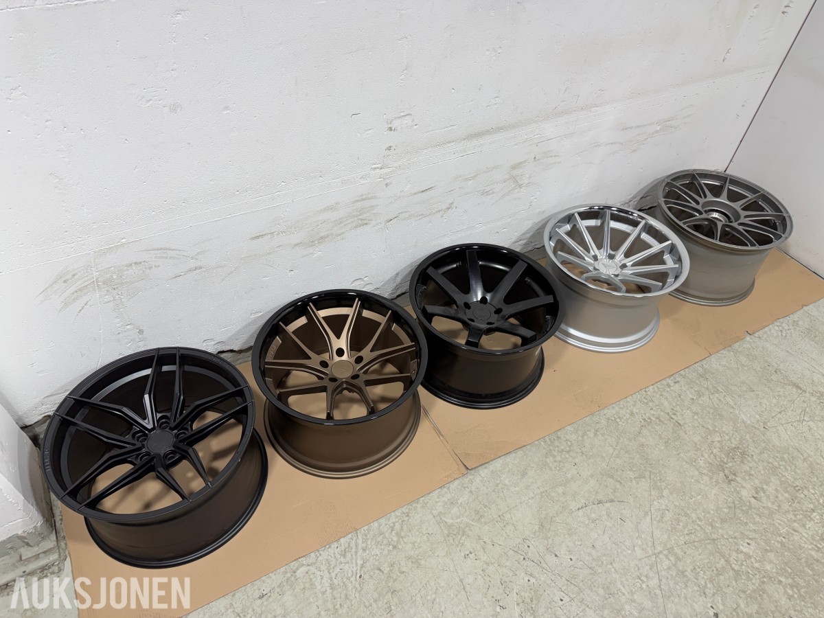 5 stk aluminiumsfelger – Ferrada og OZ Racing 20