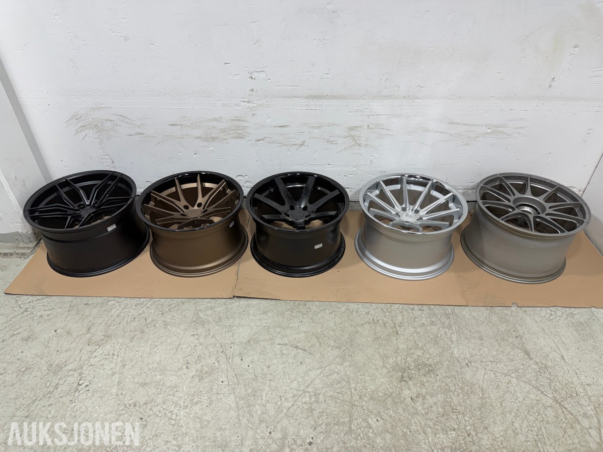 5 stk aluminiumsfelger – Ferrada og OZ Racing 20