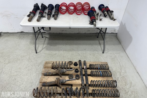 H&R Coilover sett og fjæringsdeler – Porsche 911 Carrera 4 996 og ukjente kompatibilitet