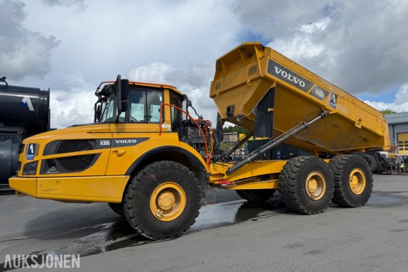 2022 Volvo A30G DUMPER, Sentralsmøring, 6772T, Varme i kasse, AC, ryggekamera