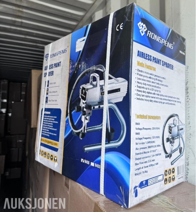 NY RONGPENG R450 Airless Malingssprøyte 3000 PSI – Uåpnet 2026