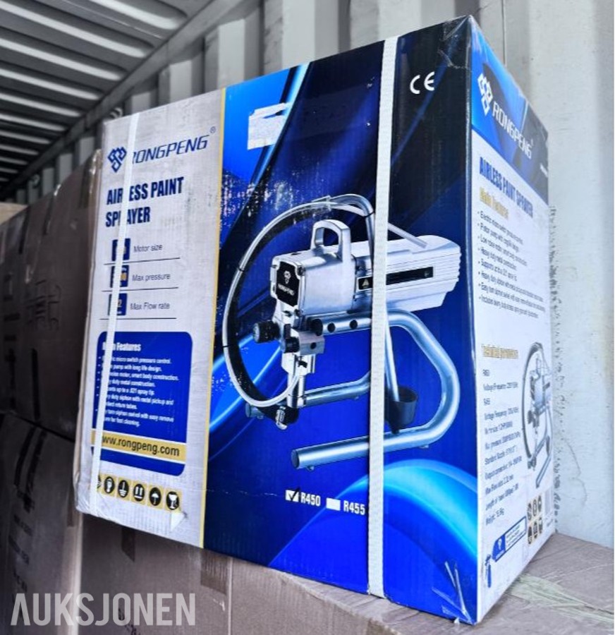 NY RONGPENG R450 Airless Malingssprøyte 3000 PSI – Uåpnet 2026
