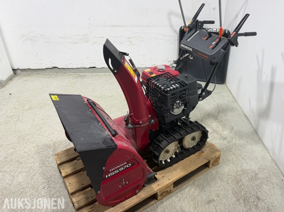 2011 Honda HSS970 Hydrostatisk Beltegående Snøfreser med Snøskuffe