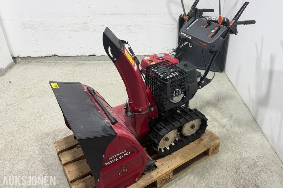 2011 Honda HSS970 Hydrostatisk Beltegående Snøfreser med Snøskuffe