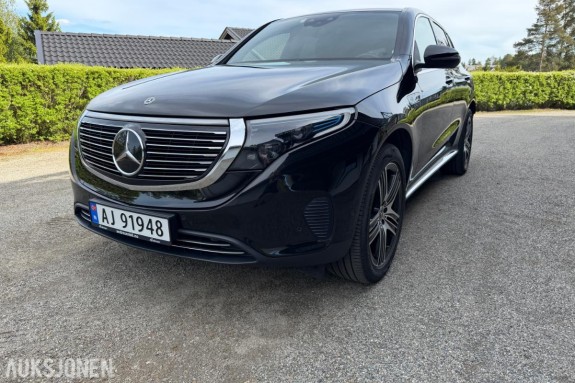 2020 Mercedes-Benz EQC, 400 4MATIC AUTOMAT ADAPTIV CRUISEKONTROLL HENGERFESTE KEYLESS S+V DEKK LAV KM 86200km, 86300km