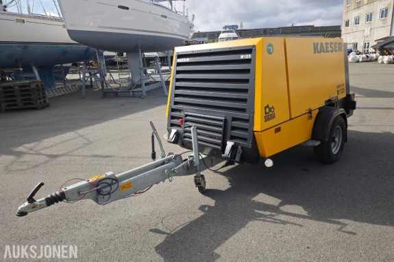 2023 Kaeser Mobilair M125 kompressor – 11,5 m³/min – 14 bar – kun 1770 timer