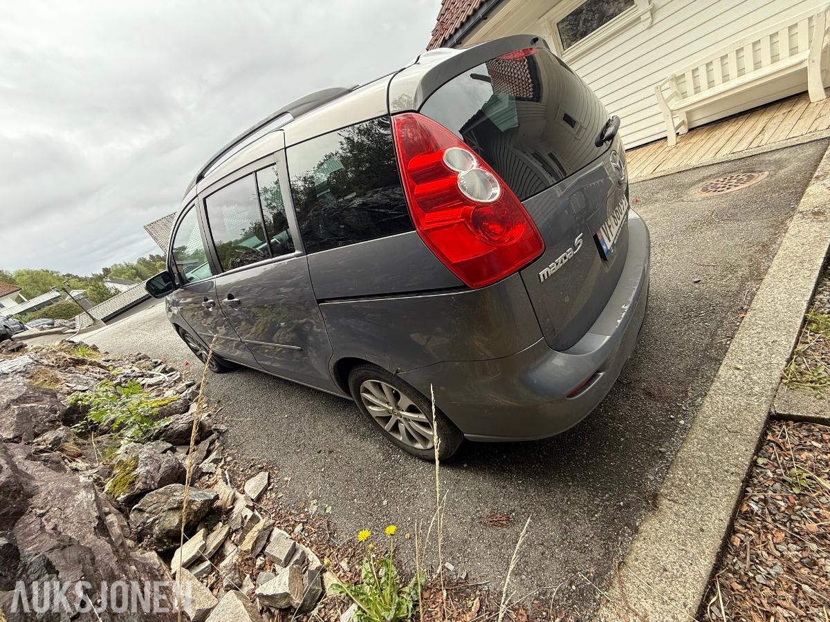 2007 Mazda 5 2.0 Diesel 110HK, cruisekontroll, eu ok til 12.2026